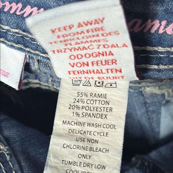 Tommy Bahama Juniors Blue Denim Shorts - Picture 6 of 6